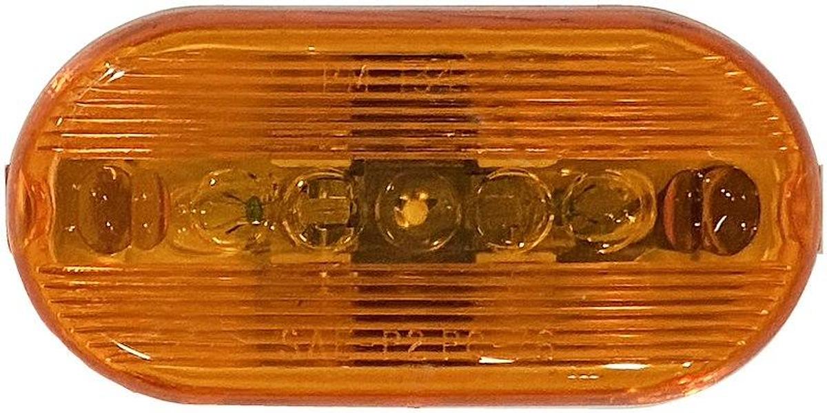 Oblong Clearance Light, Incandescent, Amber