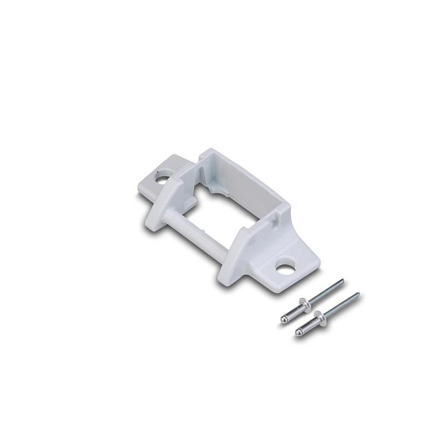 Awning Carport Foot, For Use With A & E Patio Awnings. Die Cast. Polar White