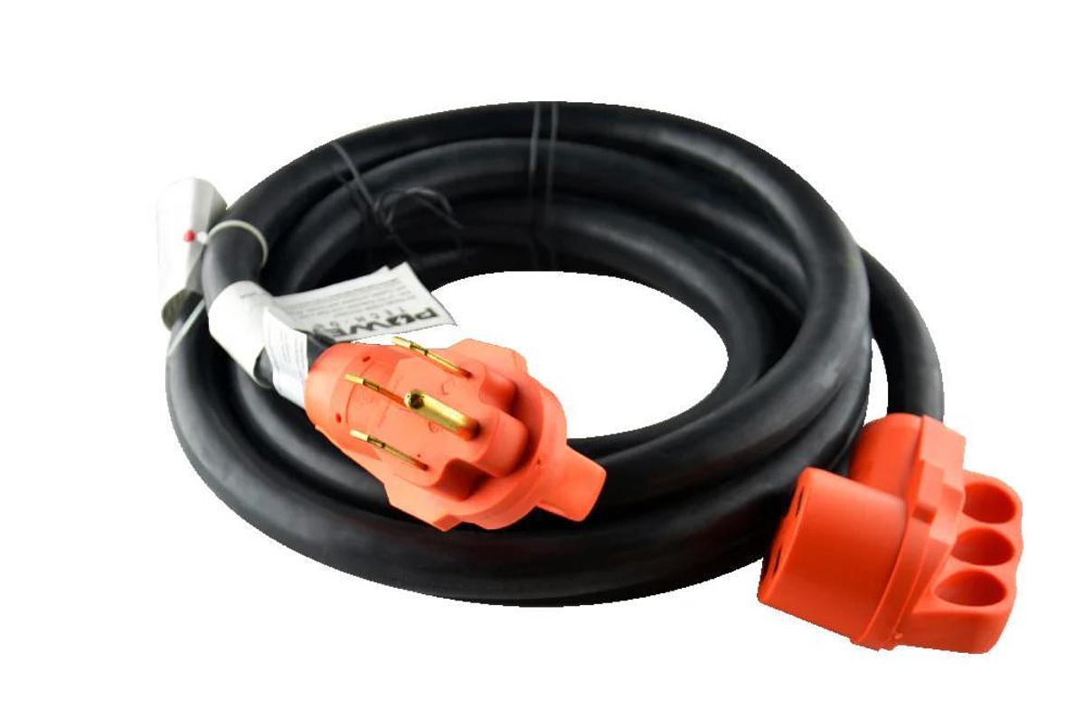 50 Amp, 4 Prong Electrical Power Supply Cord 15 ft