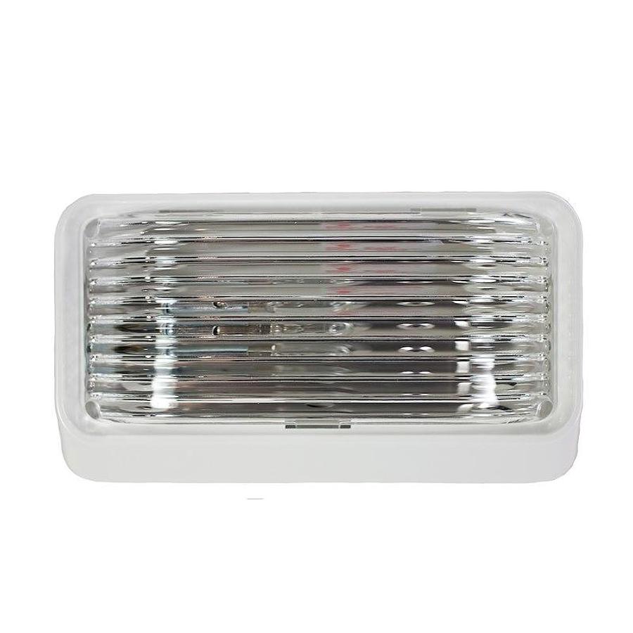 Porch Light 12 Volt, Rectangular; 5-3/4 In Lx 3-1/2 In H Surface Mount; White Base With Clear Lens, Without Switch