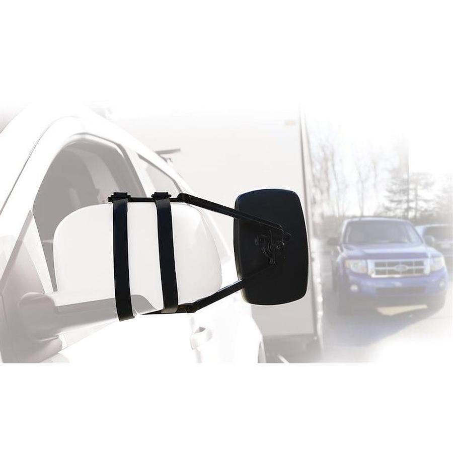 Exterior Towing Mirror; Clip-On; Single 5 Inch x 7-1/2 Inch Mirro
