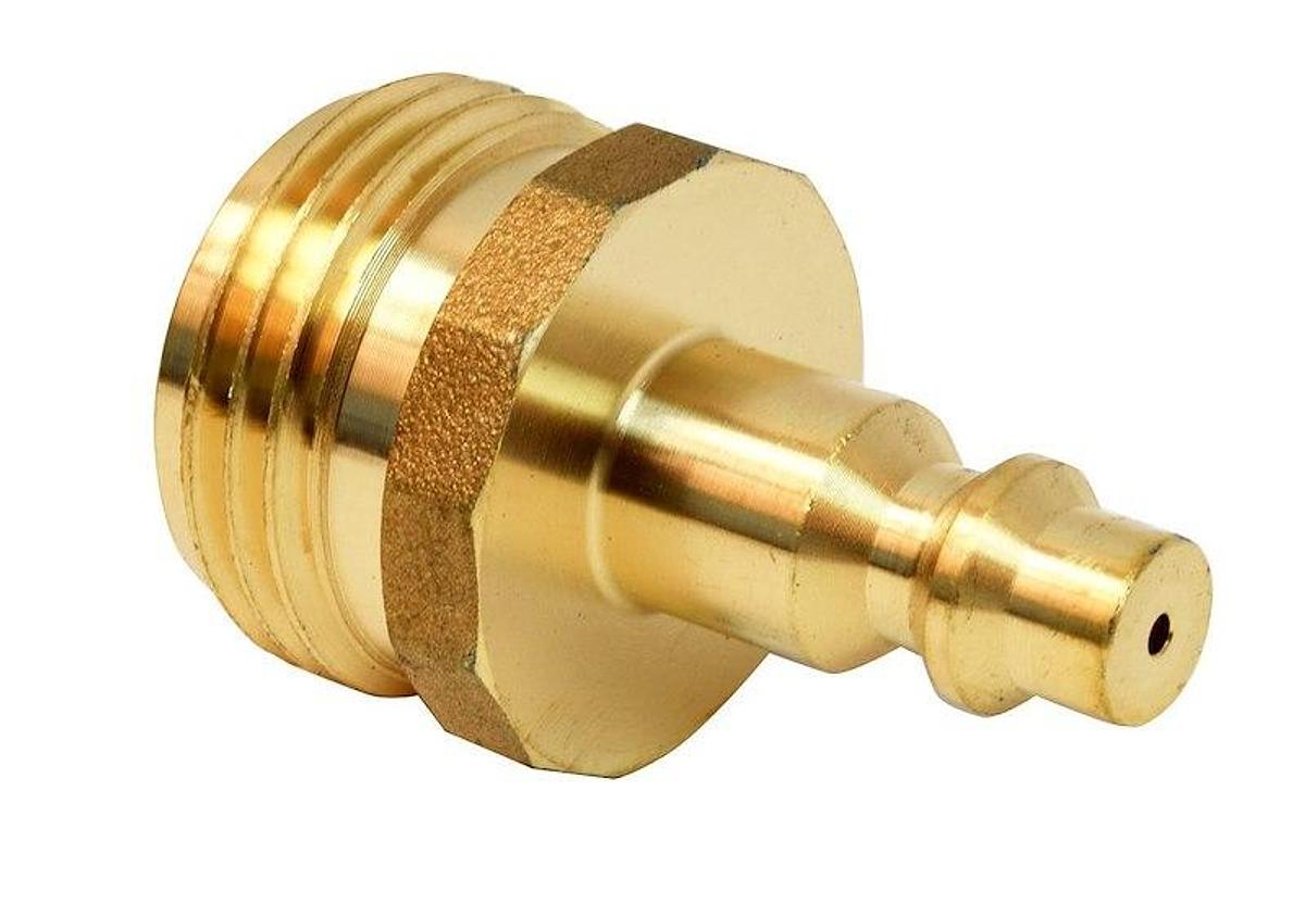 Water System Blow Out Plug; Quick Connect; Lead Free Brass