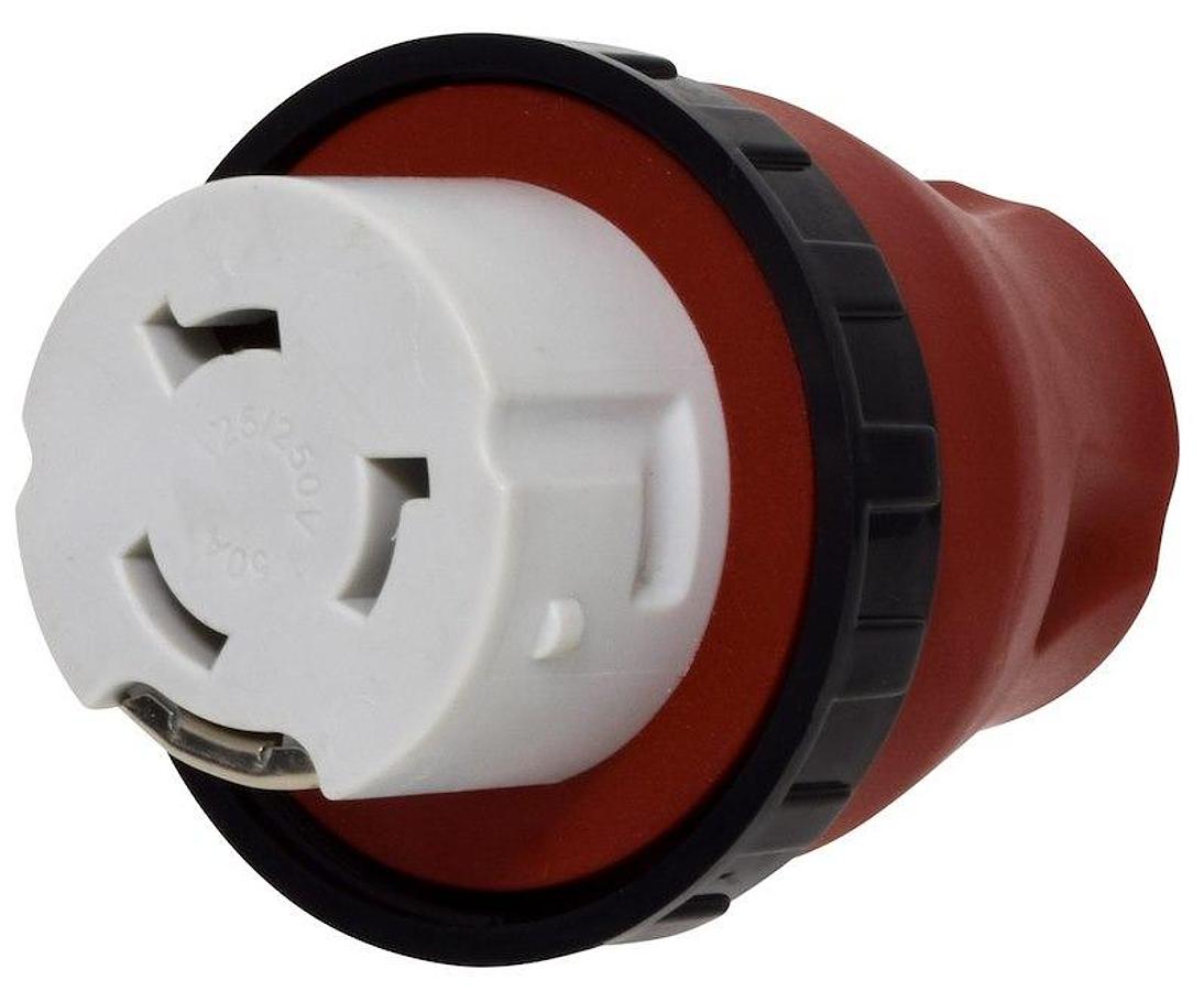 Power Cord Adapter 50 Amp Locking to 15 Amp