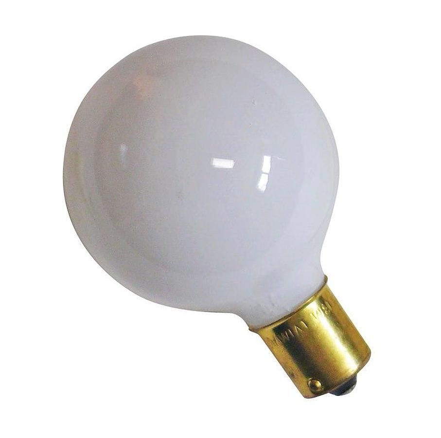 Multi Purpose Light Bulb, Incandescent, 1/2 Single Contact, 13 Watt; 12 Volt DC, Frosted; Single