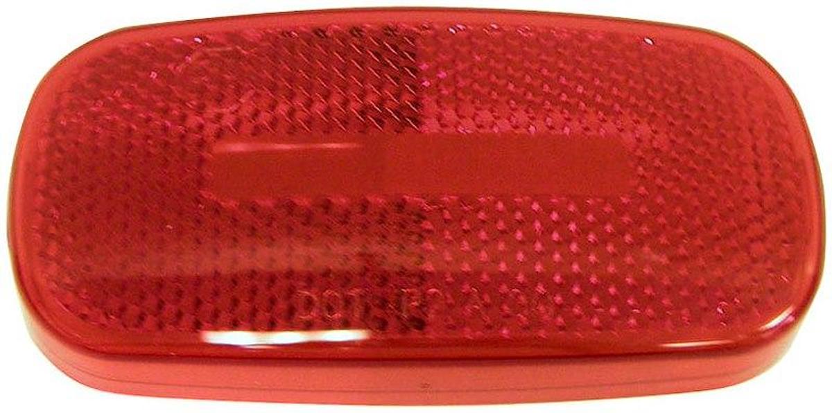 Replacement Turn Signal-Parking-Side Marker Light Lens, Red