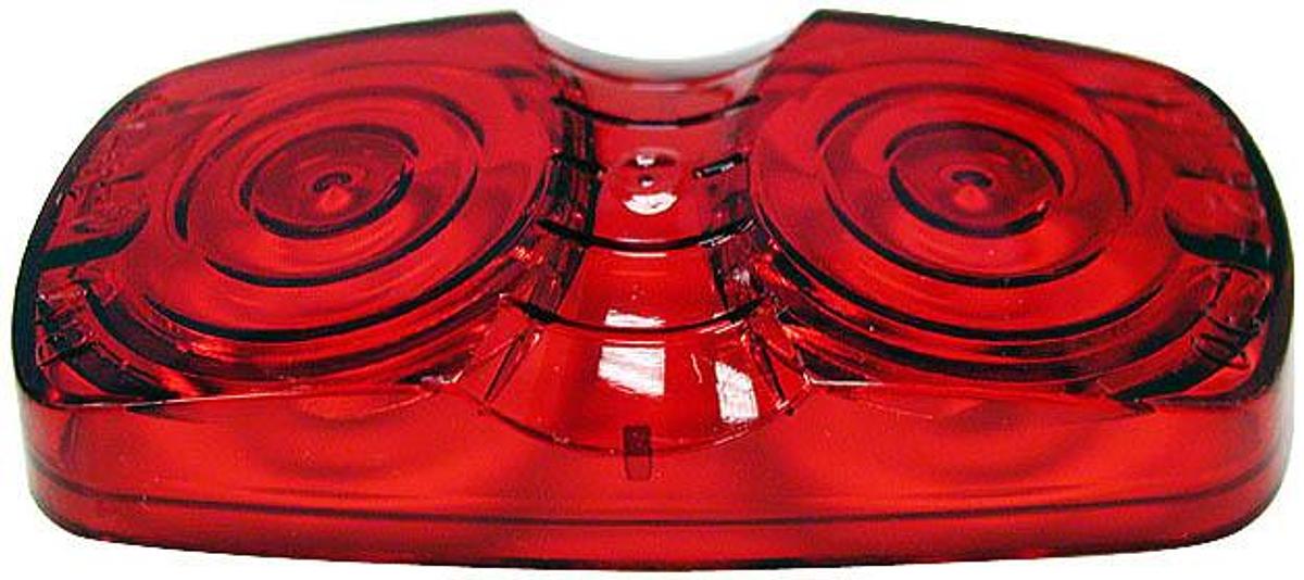 Replacement Turn Signal-Parking-Side Marker Light Lens, Red