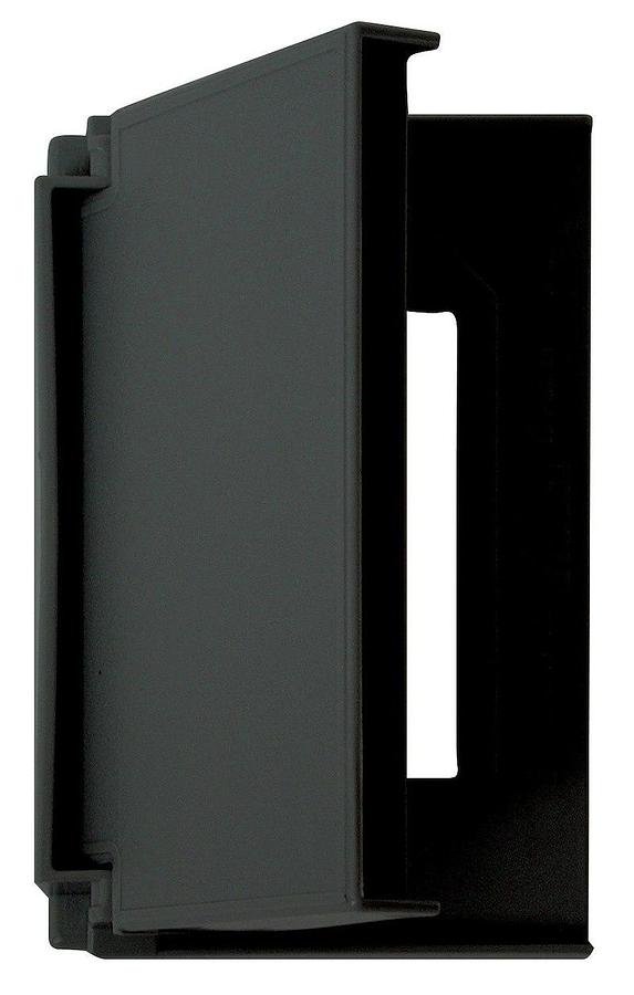 Receptcale Cover, Black