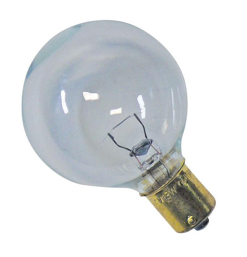 Multi Purpose Light Bulb, Incandescent, 1/2 Single Contact Bay, 13 Watt, 12 Volt DC, Clear; Single
