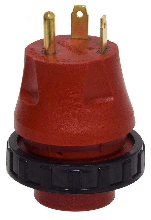 Electrical Cord Adapter Twist Locking 30AMP Male Prongs to 30AMP Female