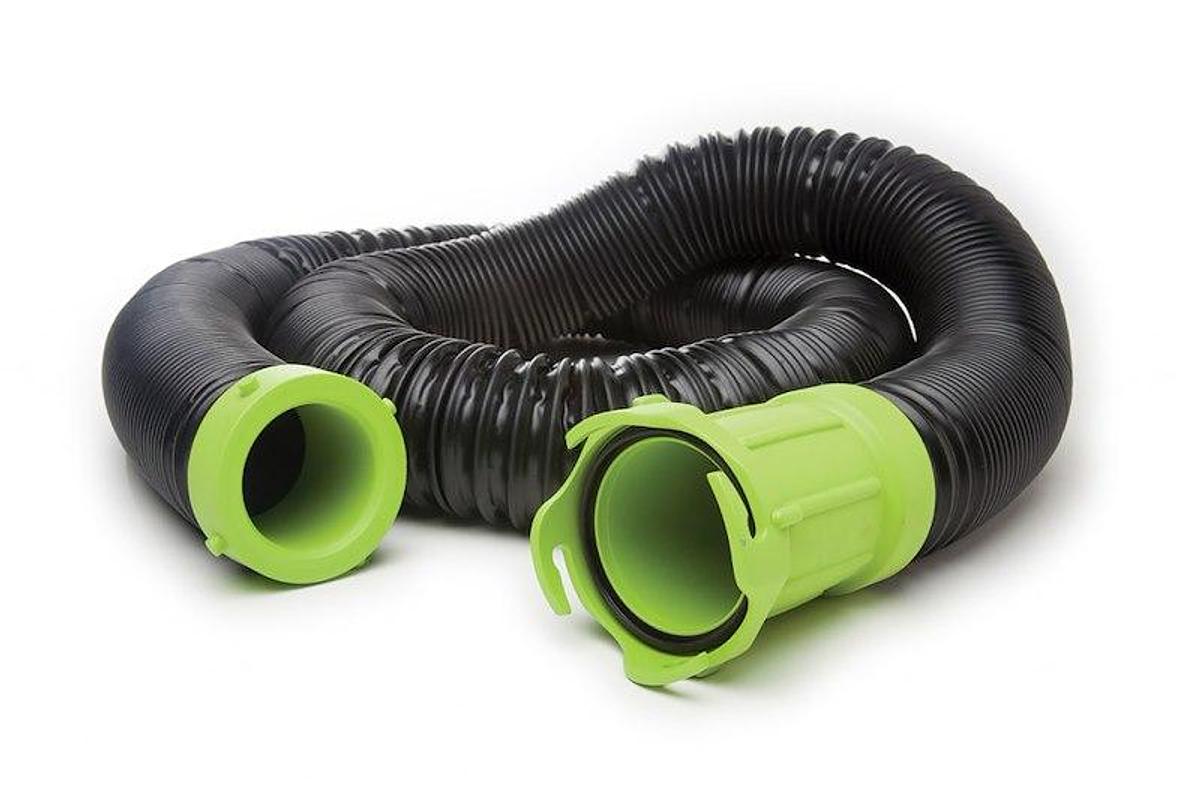 10 Foot Extended Length Septic Hose. 3 Inch Diameter.