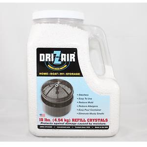 Dehumidifier/ DRI-Z-AIR. Refill Crystals 10 Pound Jug