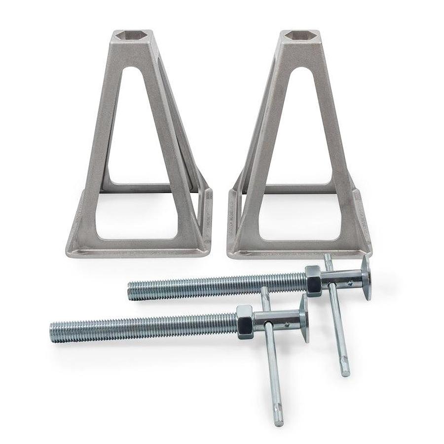 Trailer Stabilizer Jack Stand, 6000 Pound Capacity; Extends To 17 Inch Height Set Of 2