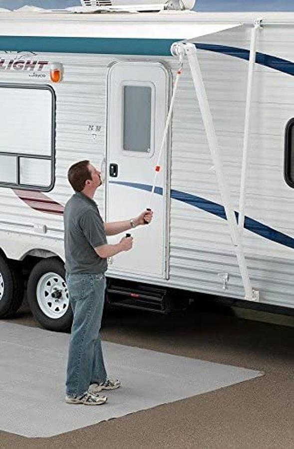 Awning Crank Handle. Pioneer Lite For Pioneer Lite Awning, Telecoping/ White
