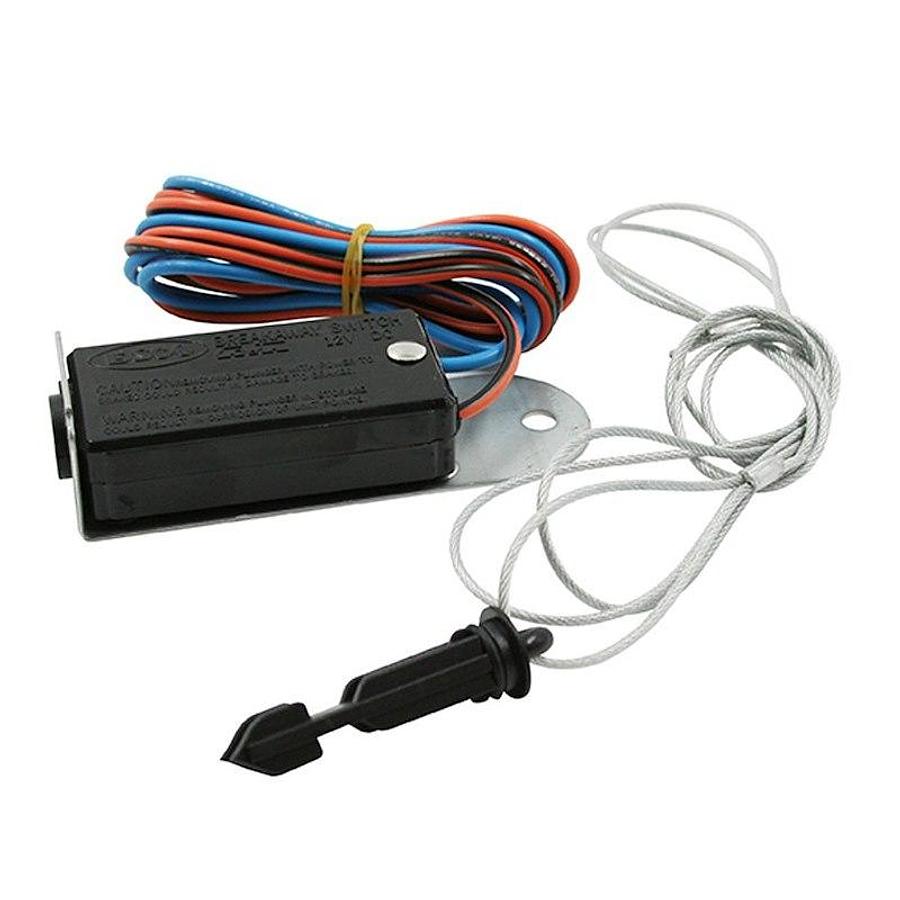 Towed Vehicle Brake Control Breakaway Switch, W/ 4 Foot Lanyard & Pin