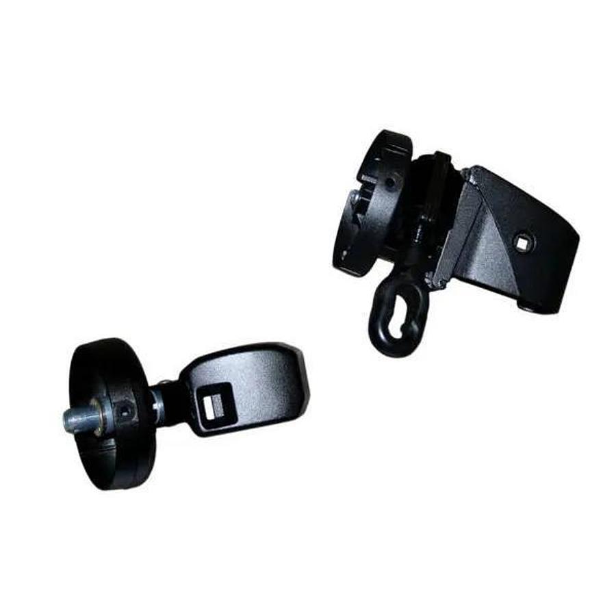 Awning Cap, Arm Brace, For Pioneer Awnings. (Pioneer Upgrade Kit) Black, Plastic