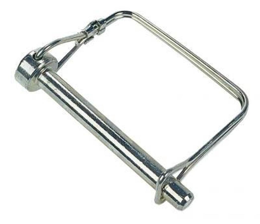 Safety Pin Clip 5/16 Inch Diameter. 2-1/2 Inch Usable Length. Zinc Plated, Steel, W/ Snap Lock Bail
