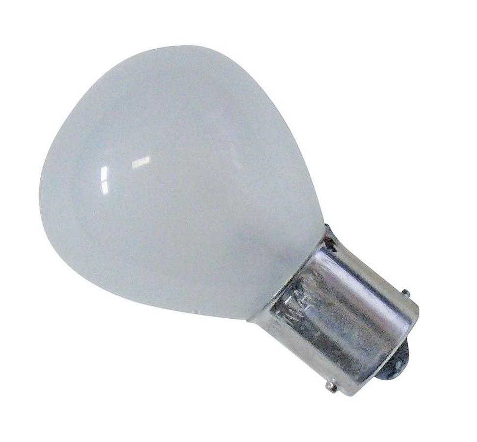 Multi Purpose Light Bulb, Incandescent 1139 Single Contact, 12 Volt DC, Frosted, Single