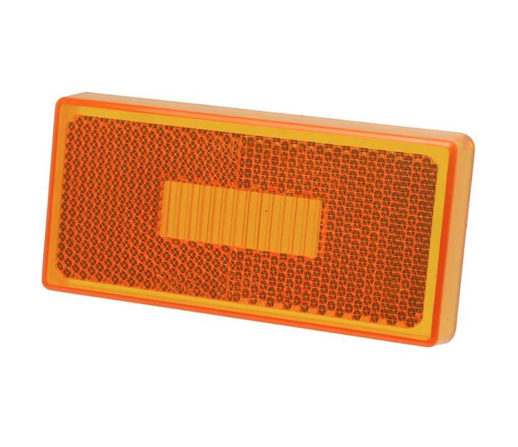 Rectangular Clearance Light Lens Amber