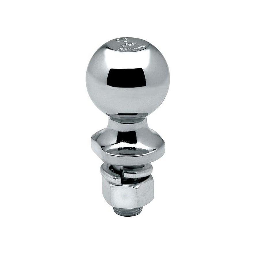 Trailer Hitch Ball. 2 Inch Ball. 3500 Pound Gross Trailer Weight Capacity. 3/4 Inch Diameter 1-1/2 Inch Long Shank. Chrome/ Steel