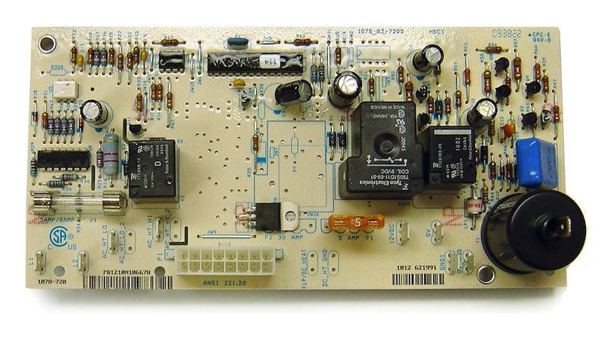 Refrigerator Power Supply Circuit Board, Replacement For Norcold N61X/ N81X Series Refrigerators,2-Way Alternating Current/ LP Gas