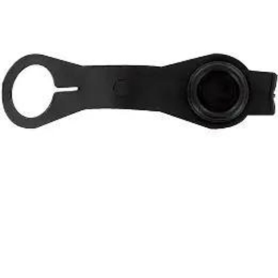 Fresh Water Inlet Cap Not Lockable, Black Plastic w/ Strap