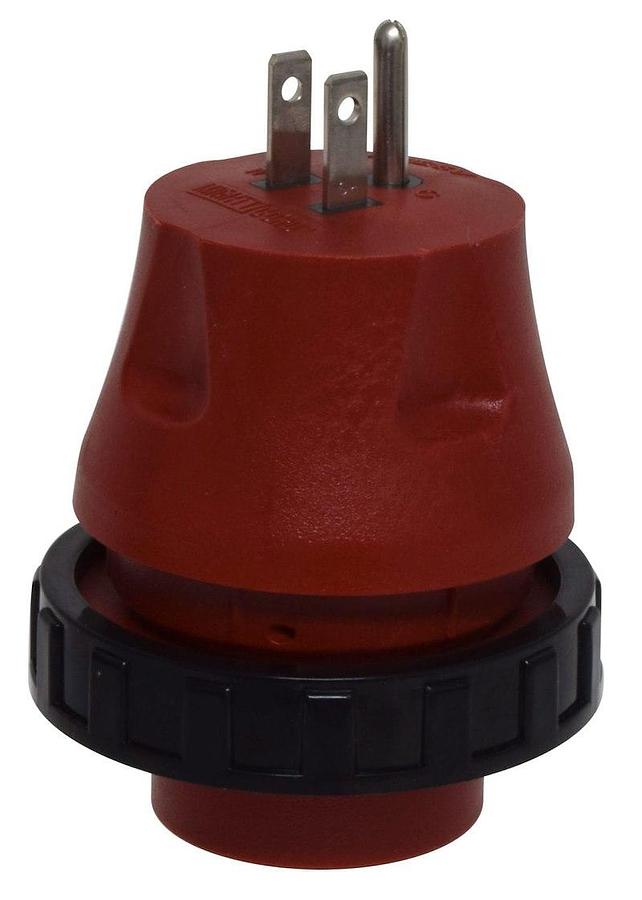 Electrical Cord Adapter Twist Locking 30AMP to 15AMP Male