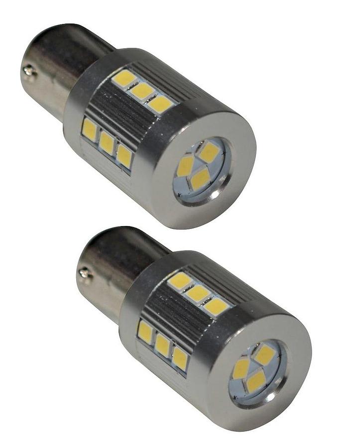 LED Bulb; 1004/ 1157/ 1157LL; Cool White; 400 Lumen; 5500 Kelvin; 0.25 Amp; Pack Of 2