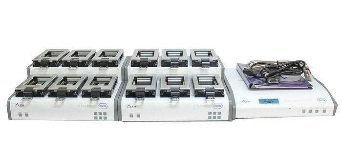 Used Roche ACEA RTCA MP 6X96 Station (TWO) xCELLigence W380 Analyzer LOT (7286) R