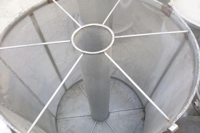 Used Basket, Perf, S/st, 125 Gallon, 1/16" Perforations #S744083