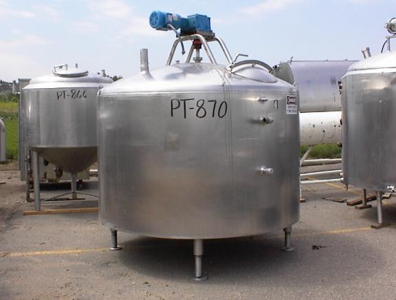 Used 800 GALLON PROCESSOR TANK