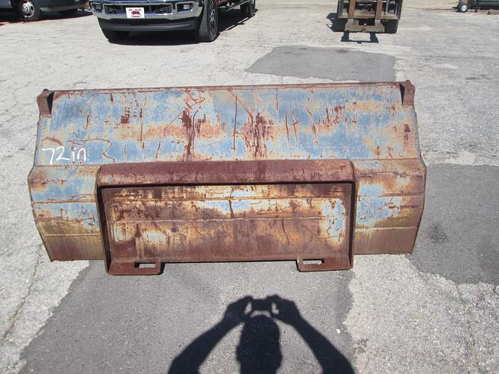 Used 6' Kubota Skid Steer Bucket