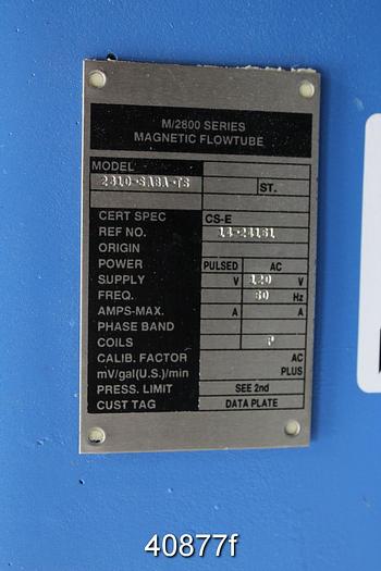 Refurbished Foxboro 10" Magnetic Flow Tube #40877