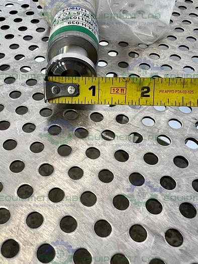 Used Sani Tech  STHT-WR-0500 74" Silicone Hose w/ 1/2" Sanitary Fitting to Threaded