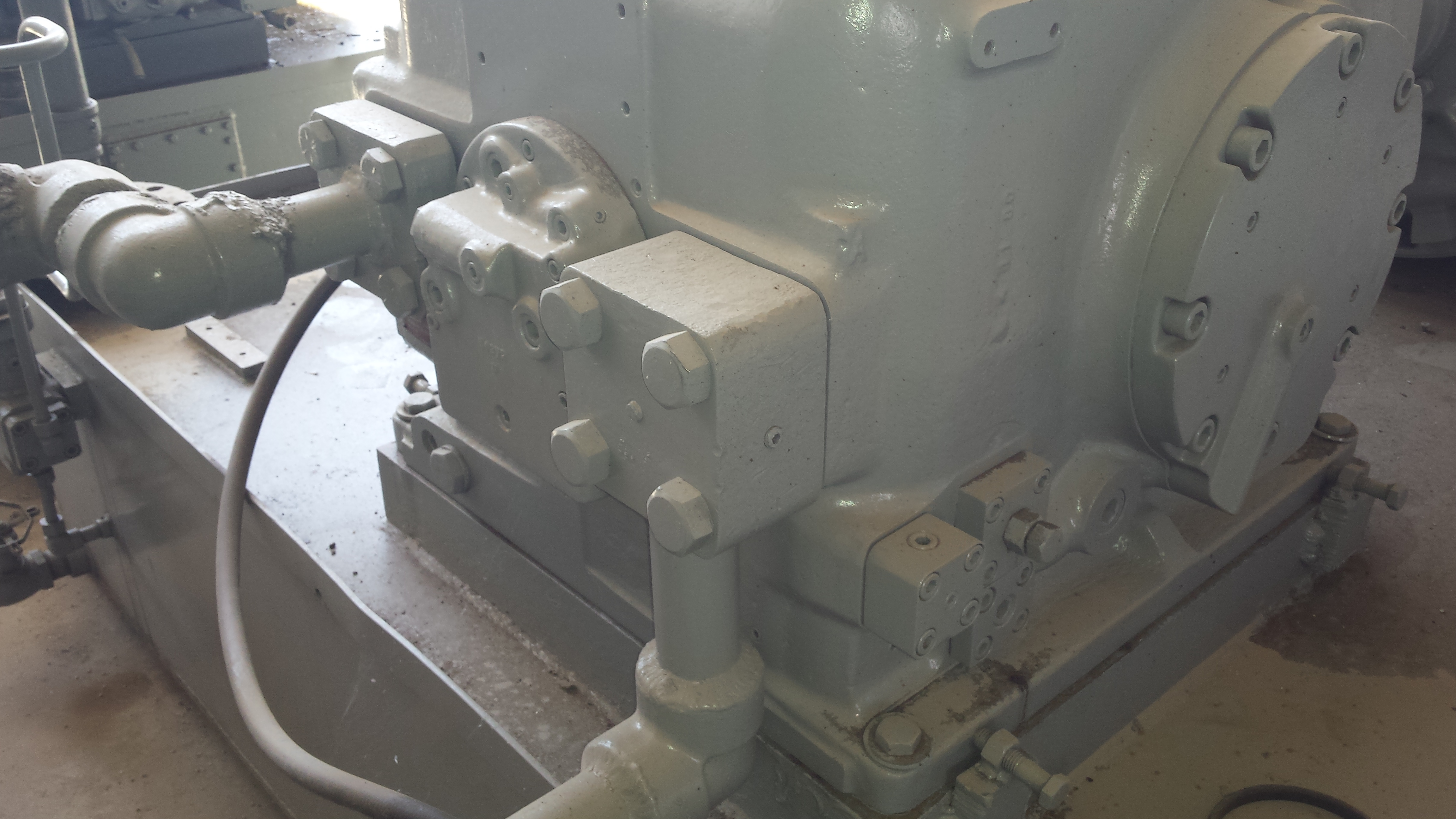 Used Used 160 HP Oilgear “D” Series Hydraulic Power Unit; With Reservoir