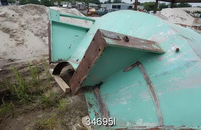 Used Kadant 14' Pulper, 57" Vokes Rotor, Diamond Grip Extraction Plate #34695