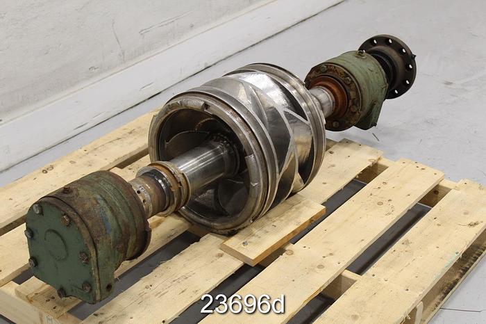 Used Goulds 3415 Rotating Assembly for 14x16x18 Goulds 3415, with 15" Diameter Stainless Steel Impeller #23696