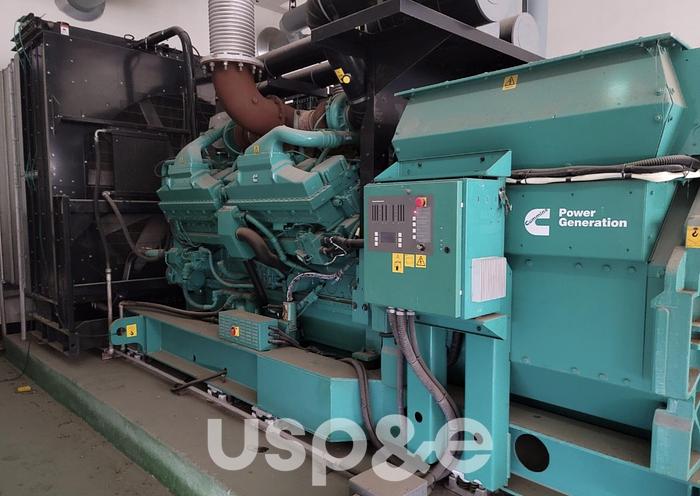 Used 2.2 MW 2011 Used Cummins C2250D6A Diesel Generator Sets