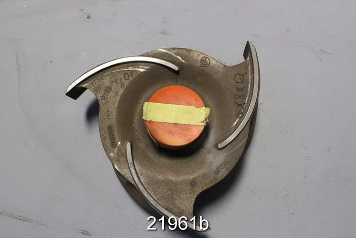 Used Goulds 3175 Impeller, 10.5", 3-Vane, Casting No.: 58605 (For 6 X 8 X 12 Pump) #21961