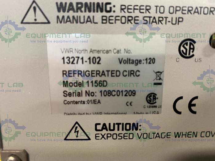 Used VWR 1156D Refrigerated/Heating Circulating Bath -30°C to 200°C 13 Liter 120V