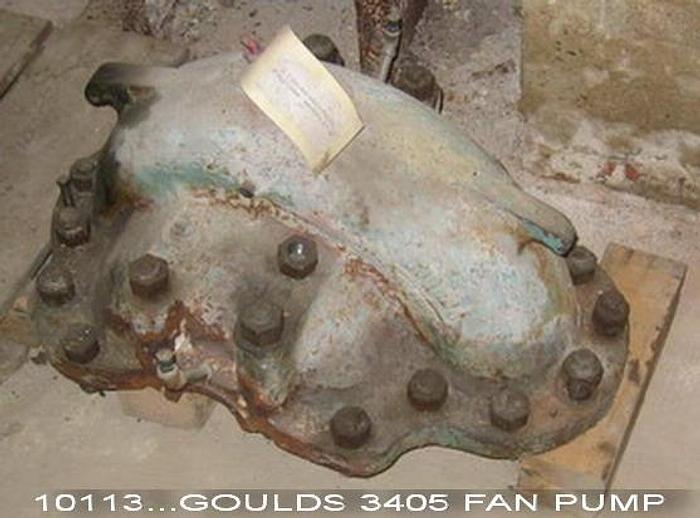 Used Goulds 3405 Fan Pump, 10 X 12 X 14, 2800 Gpm, 150 Ft. Head @ 1780 Rpm, 12.25" Impeller #10113