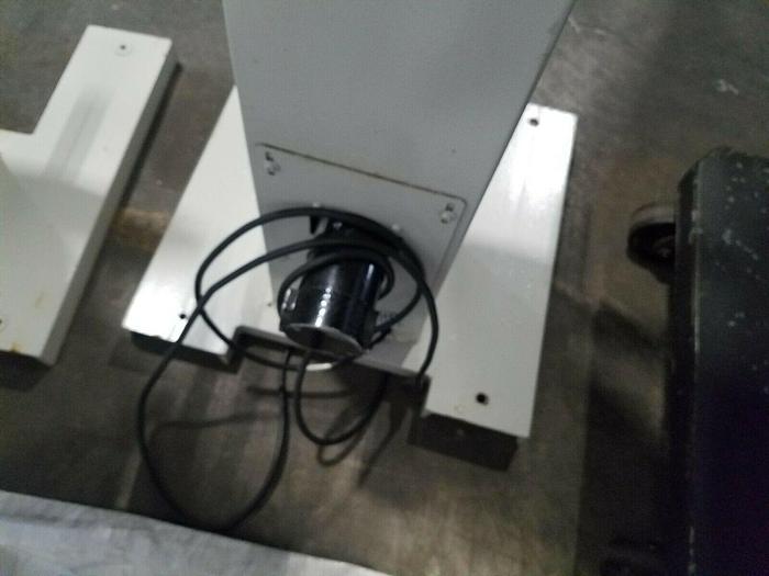 Used PA Industries Motorized Material Stock Reel with Paper Interleaf