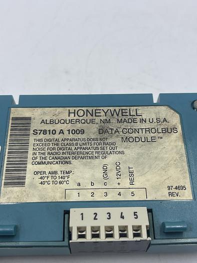 Used Honeywell S7810 A 1009
