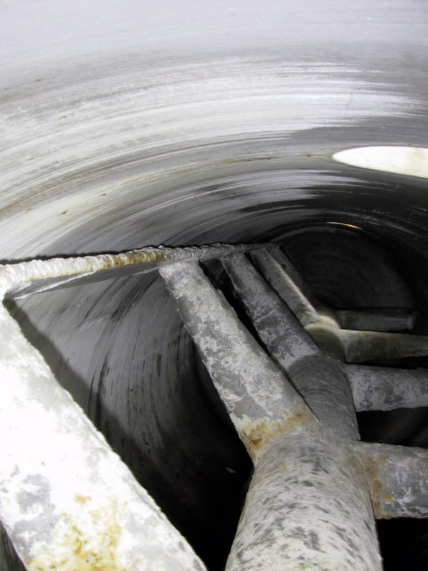 Used Horizontal dryer / digester 16m3, AISI304