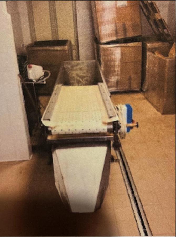 Used 2018 Custom-Built Fruit Arils Separation Tank with Conveyor Belt