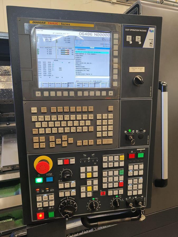 Used 2017 DOOSAN PUMA lathe mod.5100 LMB