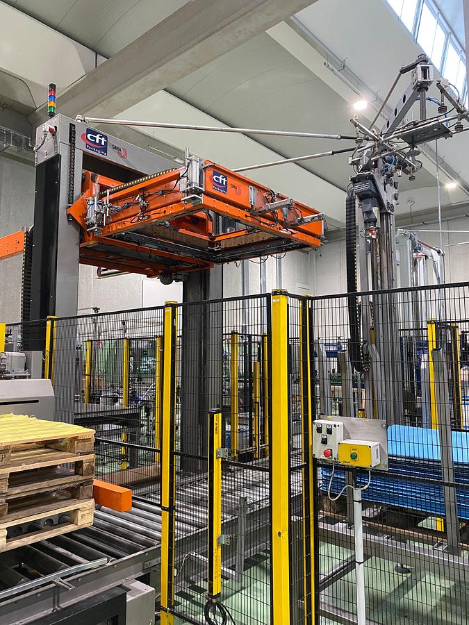 Used 2008 CFT SIMA AUTOMATIC LOW-LEVEL Depalletizer