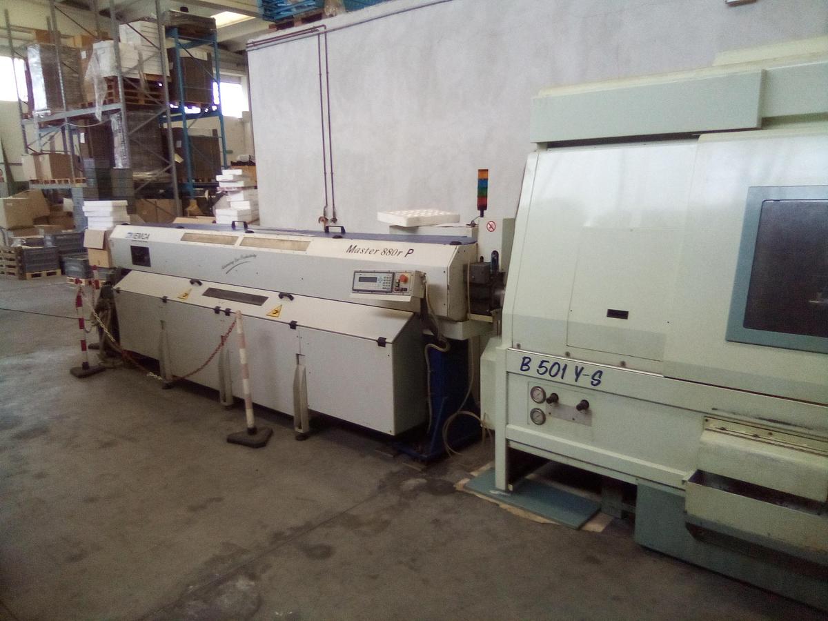 Used Biglia B501 Y-S CNC Turning Center with IEMCA Master 880r P Bar Feeder