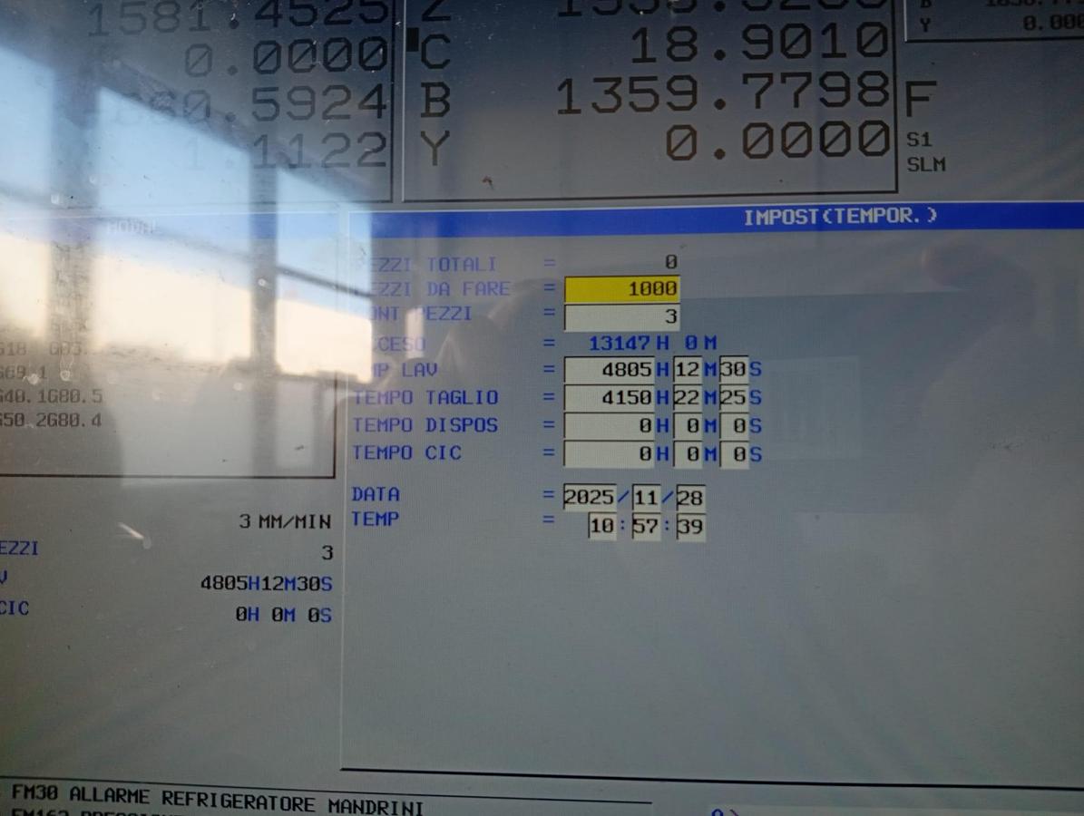 Used 2019 CMZ CNC LATHE mod.TD45Y