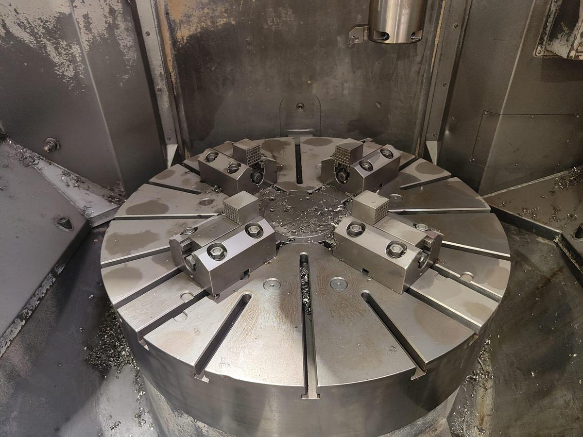 Used 2018 VERTICAL LATHE HANKOOK model.VTB 100