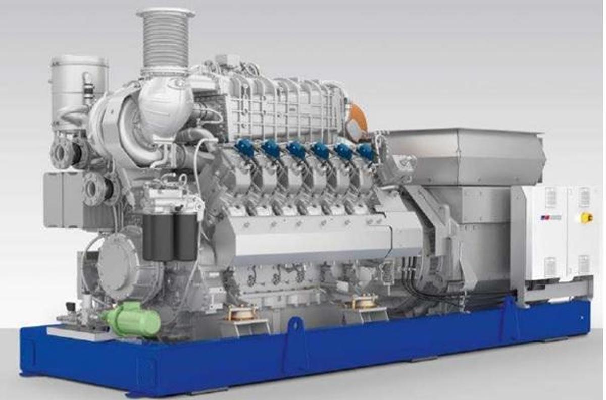 Used 1.26 MW Natural Gas Trigeneration Plant (CHP) – MTU 12V4000 L33 + Absorption Chiller